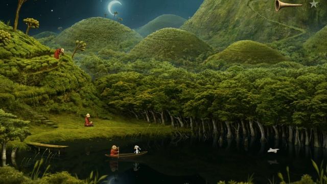 Часть 94 Прохождение игры Samorost 3 от Kibertok Гном бежит за тыквой для большого муравьеда