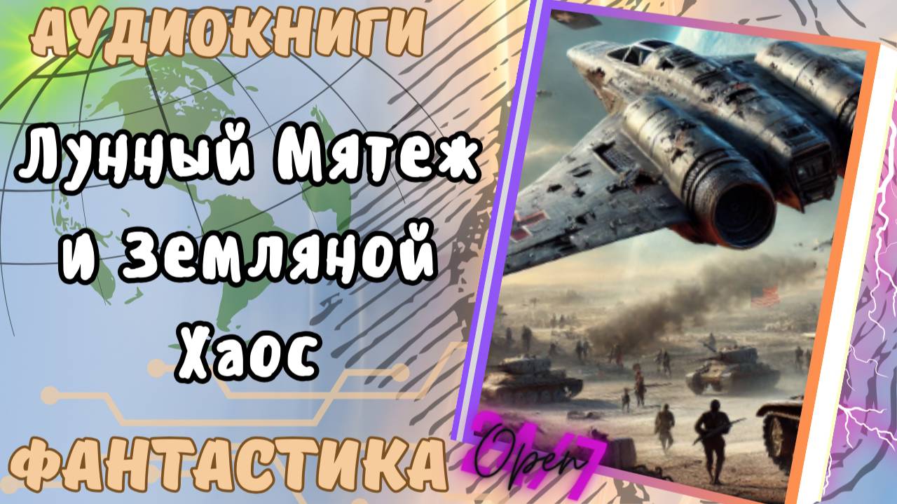 фантастика ЛУННЫЙ МЯТЕЖ И ЗЕМЛЯНОЙ ХАОС  аудио📖