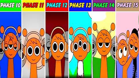 Incredibox Sprunki: Фаза 10 против Фаза 11 против Фаза 12 против Фаза 13 против Фаза 14 vs Фаза 15