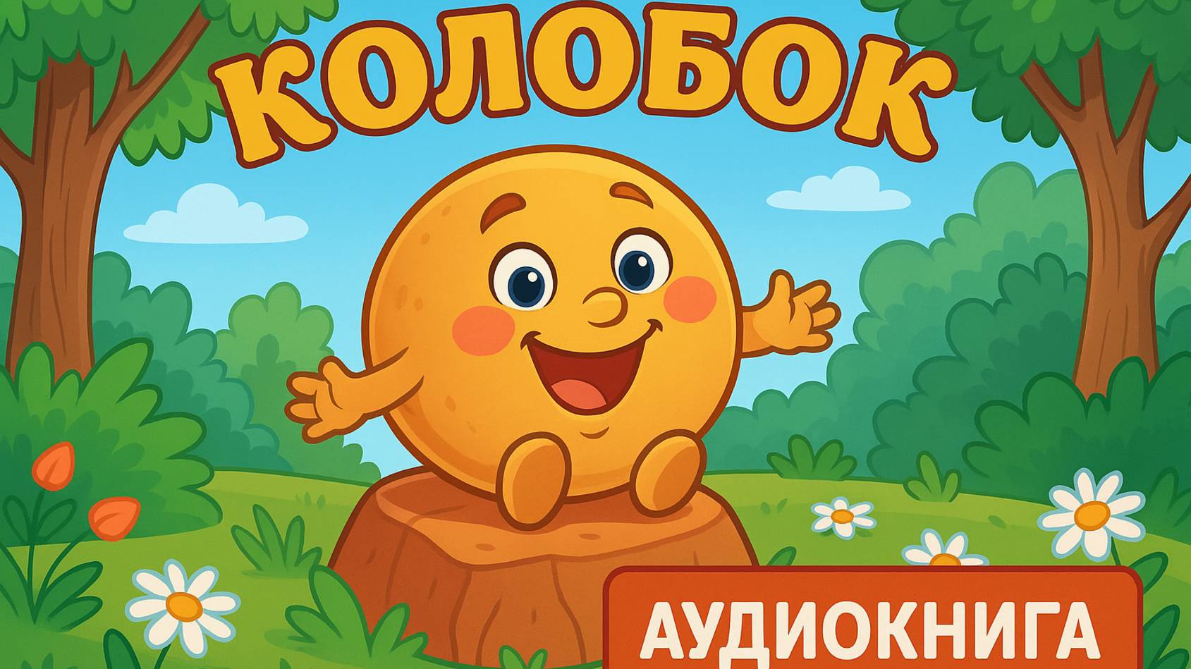 Сказки для детей  Слушать сказки перед сном Колобок и его приключения лиса медведь и волк