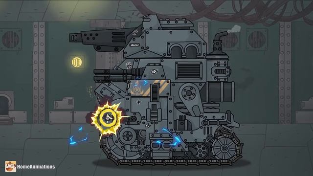 HomeAnimations – Мультики про танки  КВ-6 vs Робот АВАТАР - Мультики про танки
