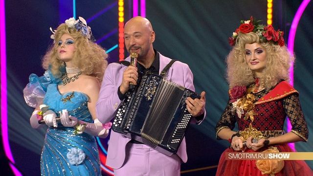 Екатерина Бринчугова ЛЮБО-МИЛО в образе Надежды Кадышевой на ТВ в шоу "Поймай меня, если сможешь".