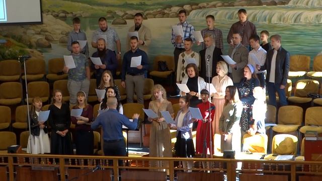 Молодежный хор ЦЦ ЕХБ г. Кривой Рог - Под защитой Твоих