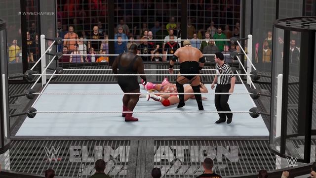 WWE 2k16 Elimination Chamber девятнадцатый матч первый тур