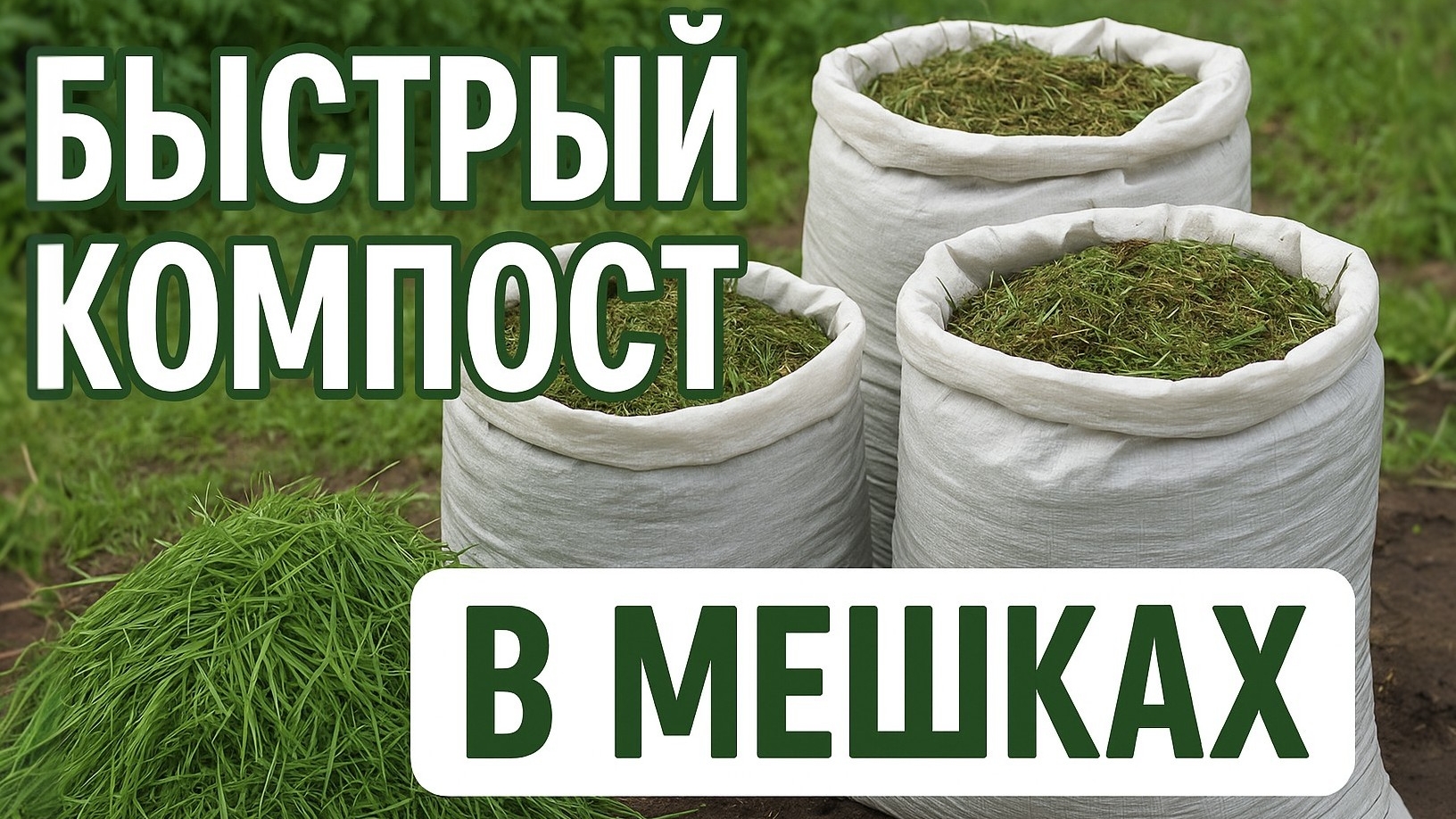 Как приготовить быстрый компост.