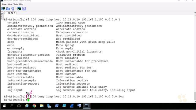 CCNA_308_9. Extended ACLs Lab