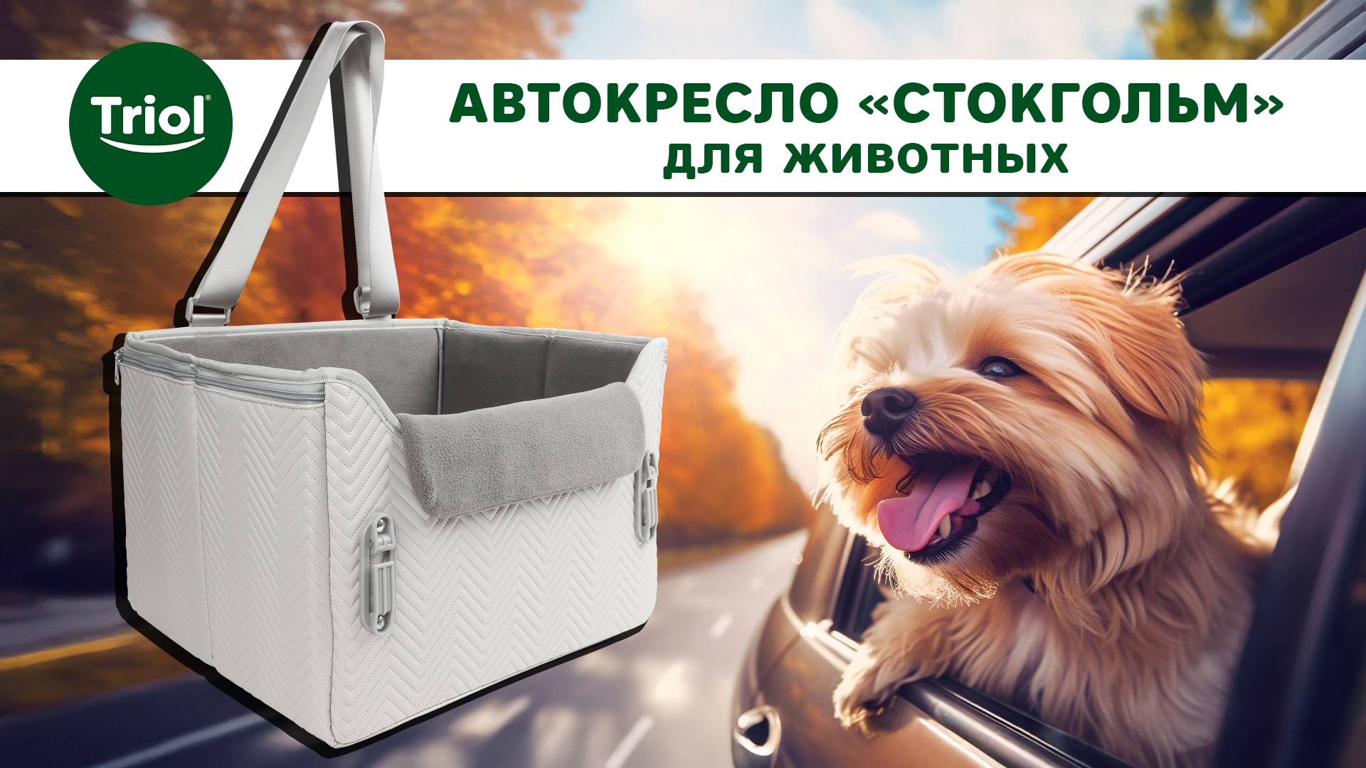 Автокресло для животных "Стокгольм"