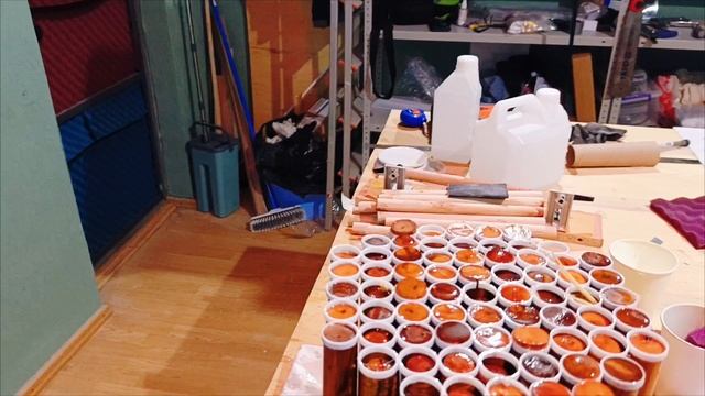 Предварительная обработка перед заливкой смолы