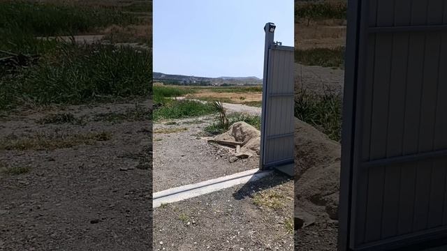 Откатные ворота.