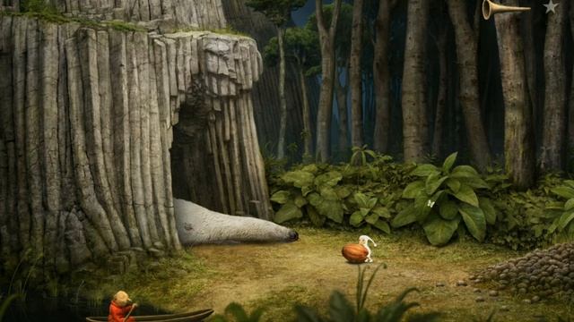 Часть 95 Прохождение игры Samorost 3 от Kibertok Гном привозит тыкву муравьеду и тот забрасывает