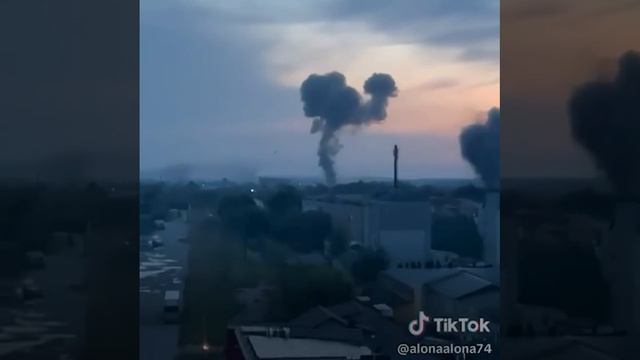 Мощные ракетные удары по Луцку  Волынской области !!!