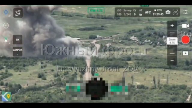 Русские военные взорвали мост, снабжающий боевиков ВСУ в Северске!