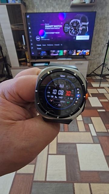 Шикарный, Информативный, Цифровой, Условно БЕСПЛАТНЫЙ KF129 WATCH FACE
