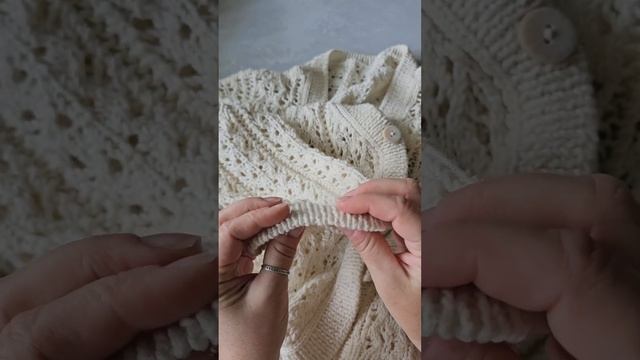 Обзор изделия по Мк кардиган АЖУРНЫЙ