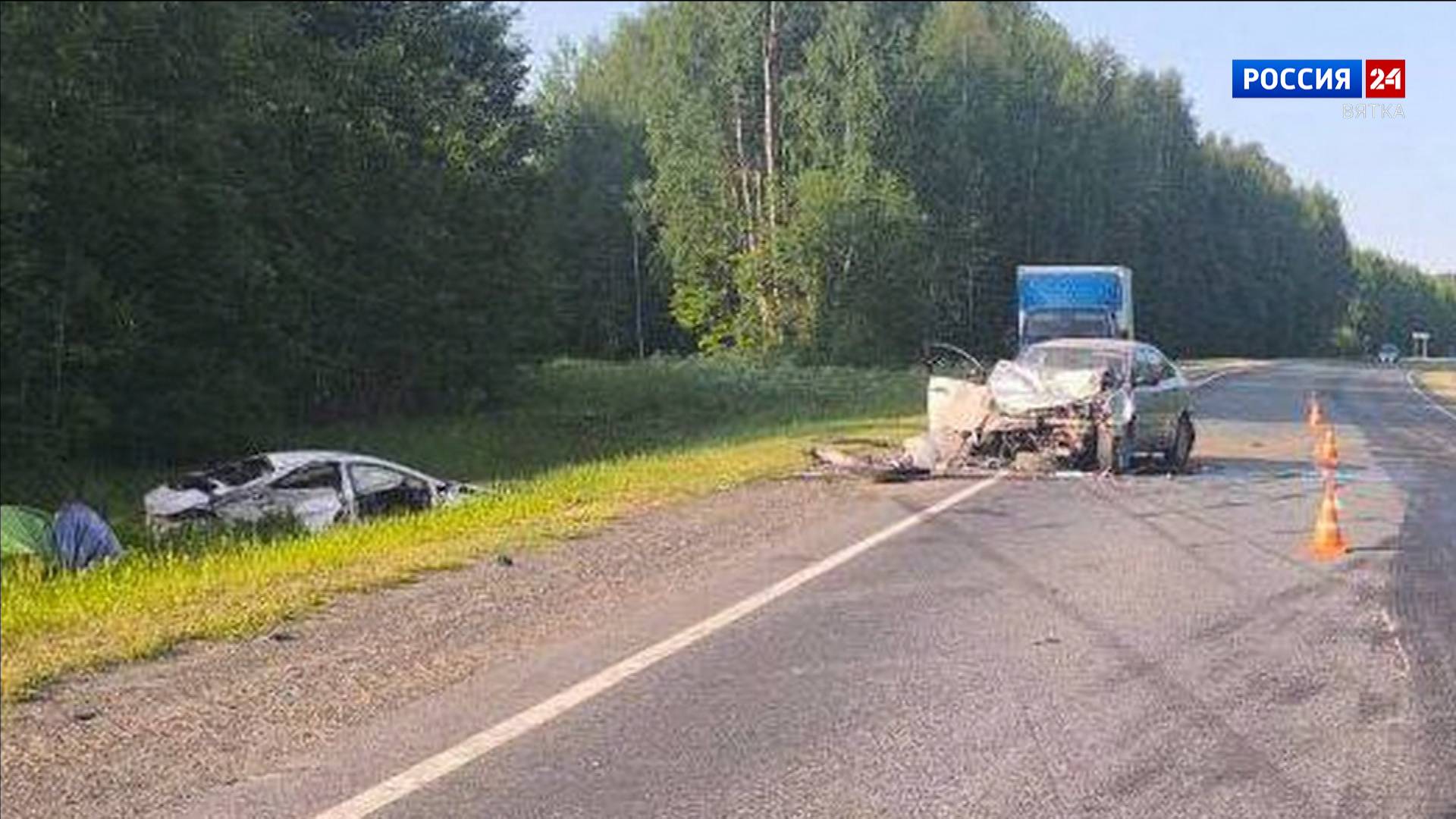 Два человека погибли, три госпитализированы в результате ДТП в Яранском районе