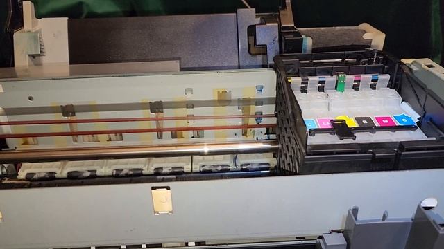 Проверка чиповoй рамки на Epson TX650
