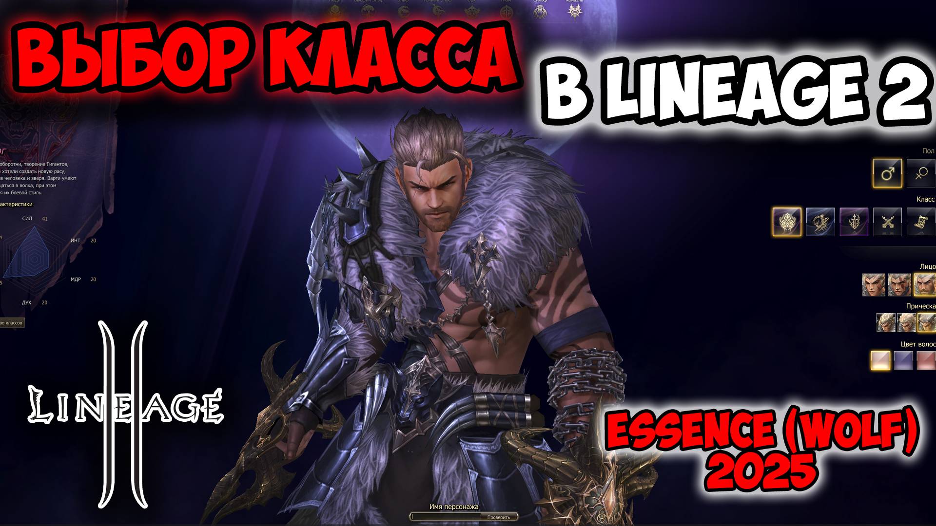 За кого поиграть в Lineage 2 Wolf на руоффе в 2025? Полный Гайд по ВЫБОРУ КЛАССА в Essence!