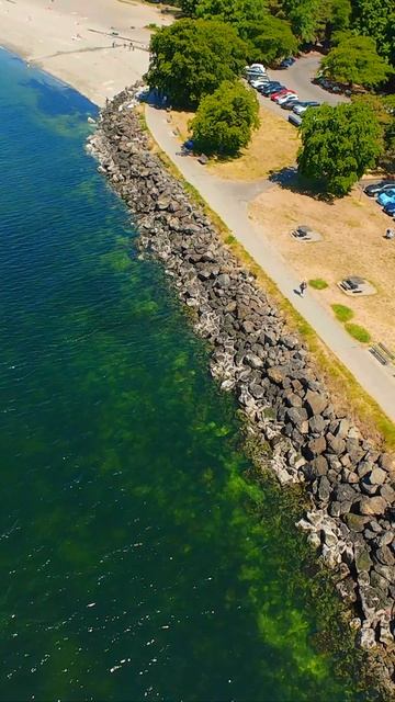 ☀️ Солнечный день в парке Голден-Гарденс, Сиэтл 🌊
Съёмка с DJI Avata — быстрый полёт