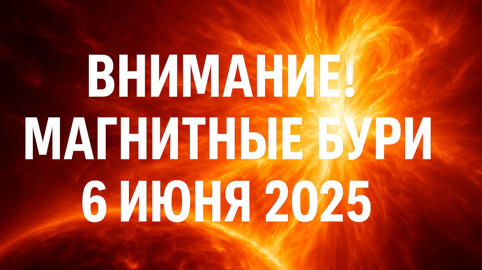 ВНИМАНИЕ! ОБНОВЛЕННЫЕ ДАННЫЕ! МАГНИТНЫЕ БУРИ 6 ИЮНЯ 2025!