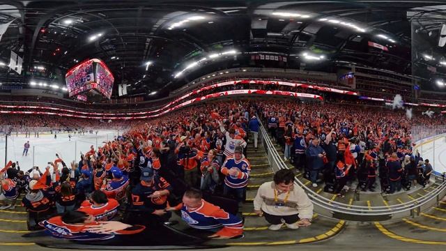 360° POV: Leon Draisaitl Overtime Game Winning Goal In Game 1