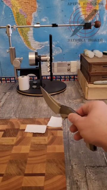 Складной нож Rike Knife Lamella из стали M390. Заточка ножа на заточной системе Профиль К-03. #нож