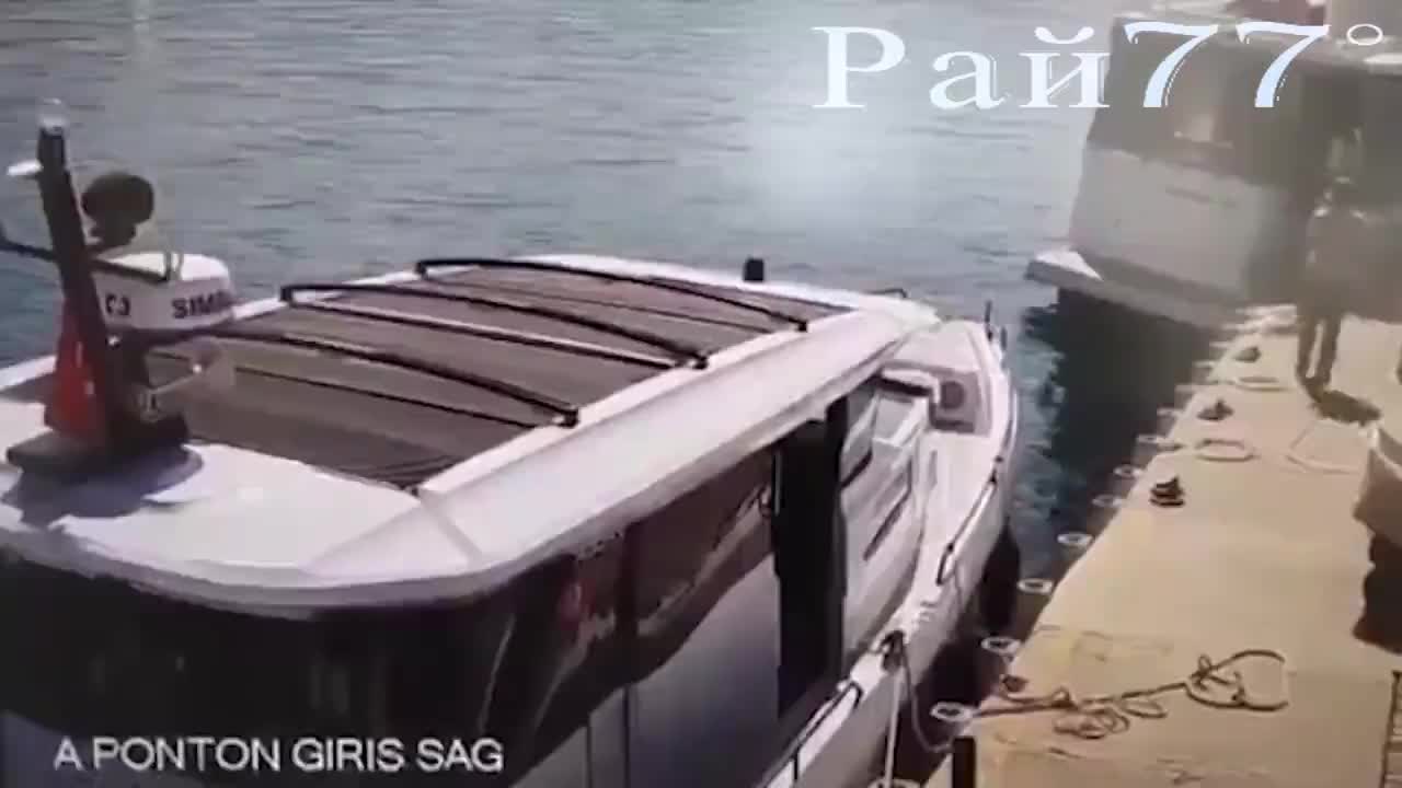 Мощный взрыв яхты попал на видео в Турции