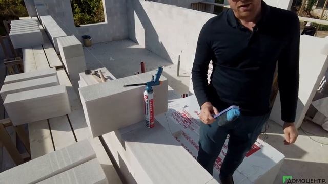 Строительство домов из газобетона.