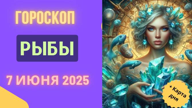 ♓ 7 ИЮНЯ ГОРОСКОП НА СЕГОДНЯ ДЛЯ РЫБ: МЕЧТЫ И ДУХОВНЫЕ ОТКРОВЕНИЯ!