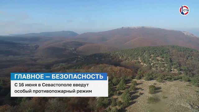 Особый противопожарный режим введут в Севастополе с 16 июня