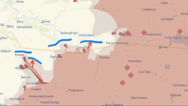 🇷🇺Продвижение Русской Армии. Район н.п Комар, Богатырь, Зеленый Кут.