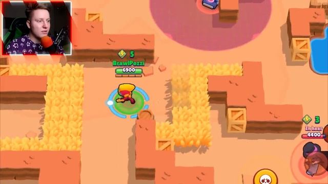 Поззи ВЗЯТЬ ТОП-1 БЕЗ АТАКИ В BRAWL STARS ЧЕЛЛЕНДЖ 🔥