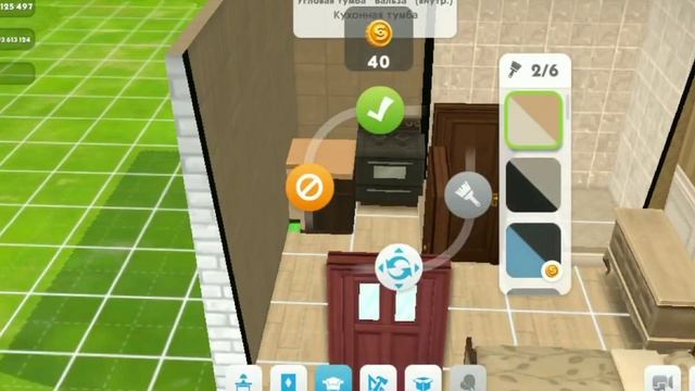 Строительство дома 5:5/the sims Mobile