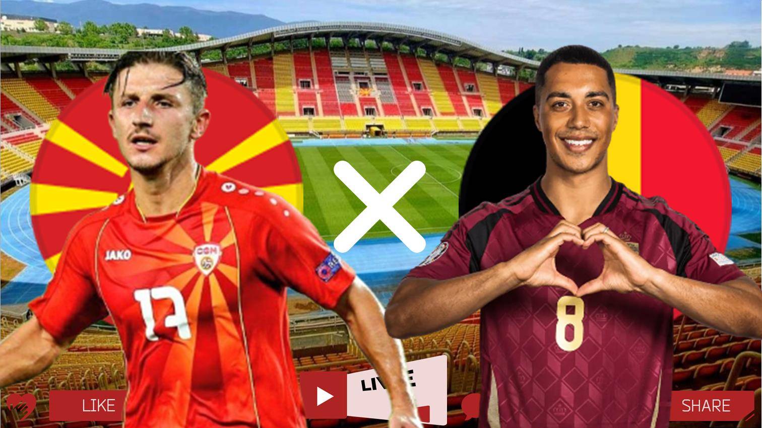 Северная Македония - Бельгия прямая трансляция