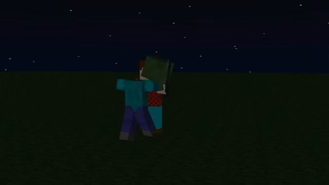 Мои анимации Minecraft: Отрубка головы зомби