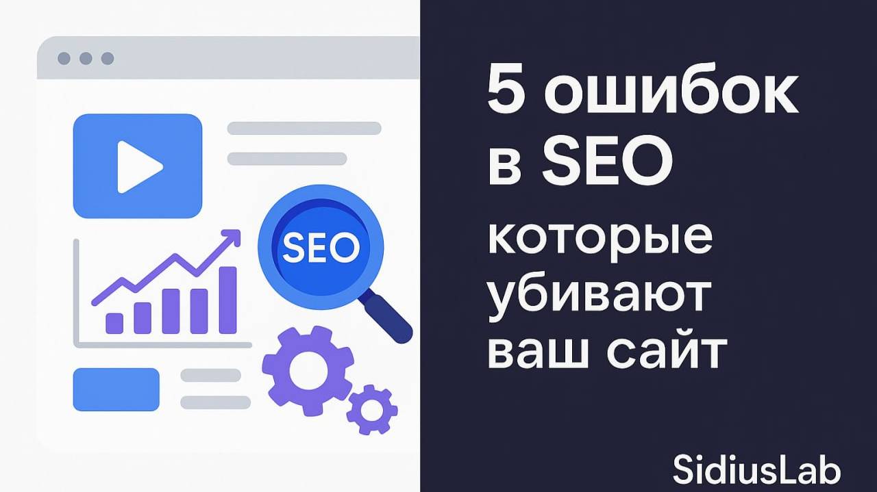 ТОП 5 SEO-ошибок