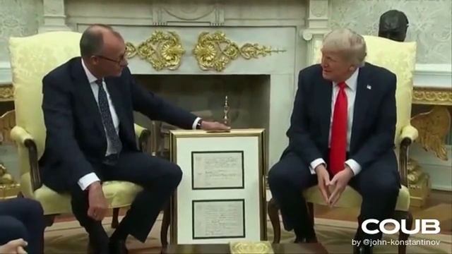 Мерц вручил Тампу билеты на казнь Зеленского ))