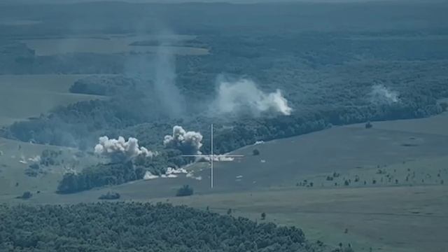 Разведдроны обнаружили, а ВКС РФ отправили 4 ФАБа по позициям ВСУ в районе н.п.Садки Сумской области