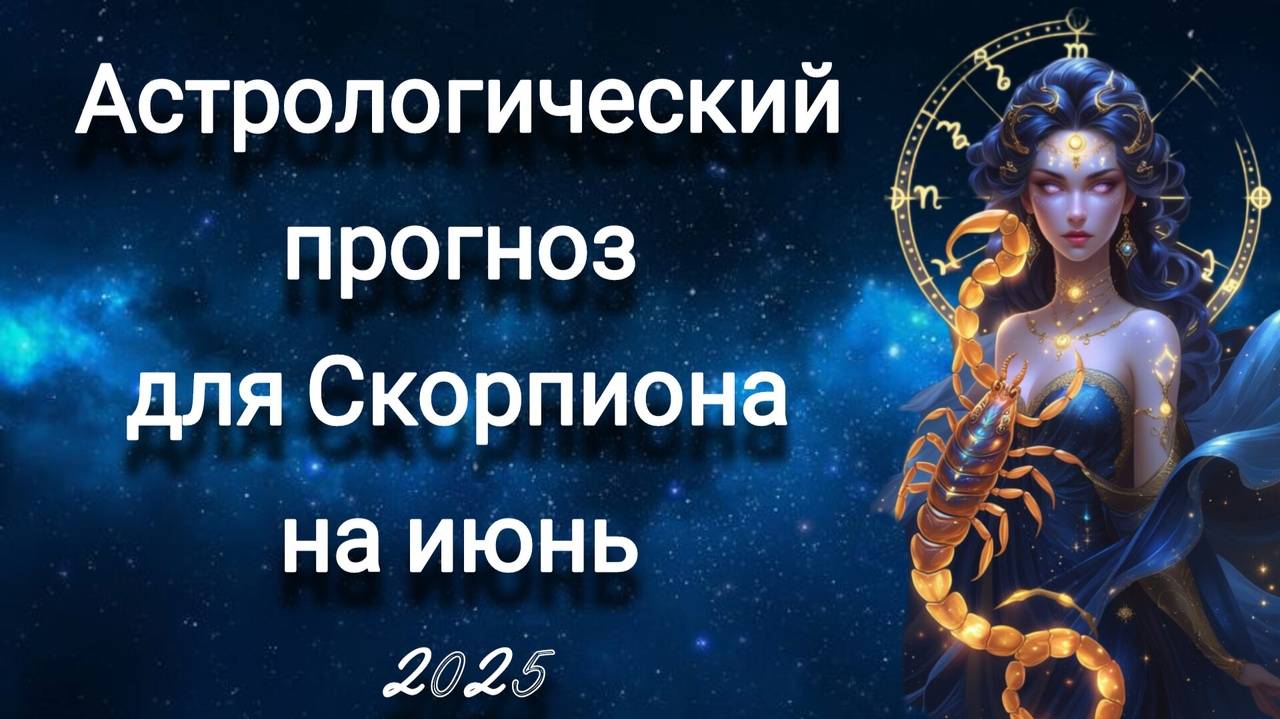 Астрологический прогноз для Скорпиона на июнь 2025