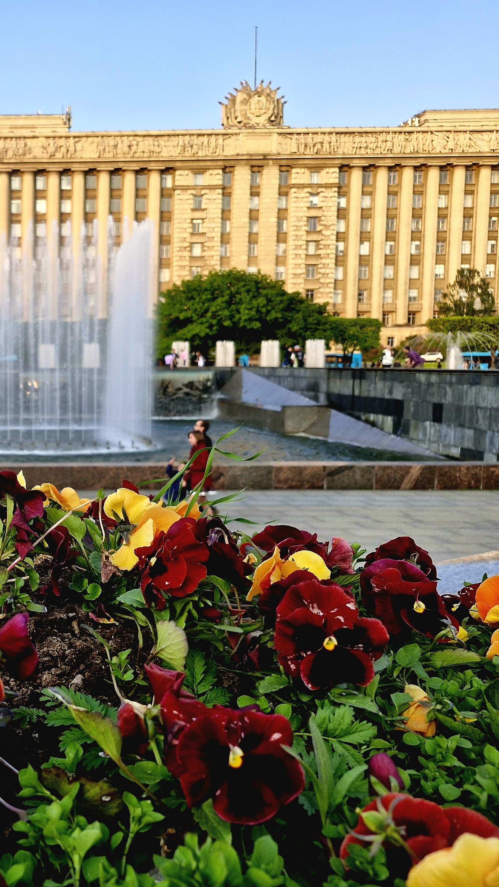 Московская площадь у Дома Советов в СПб.
