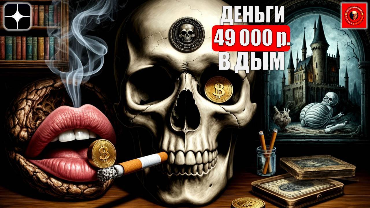49 000 рублей выкуриваю ежегодно.