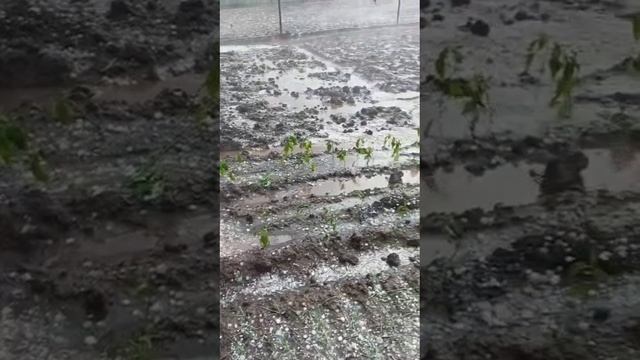 Последствия от града в Белорецке