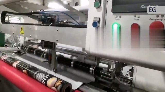 Видео работы автоматического станка для перемотки рулонных материалов модель MS-8160