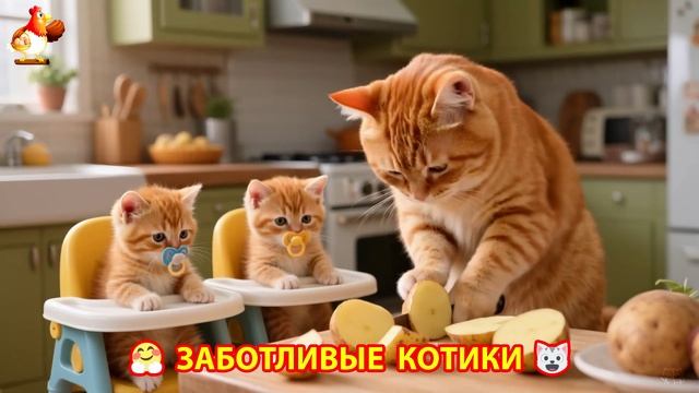 Заботливые котики спешат на помощь (55)