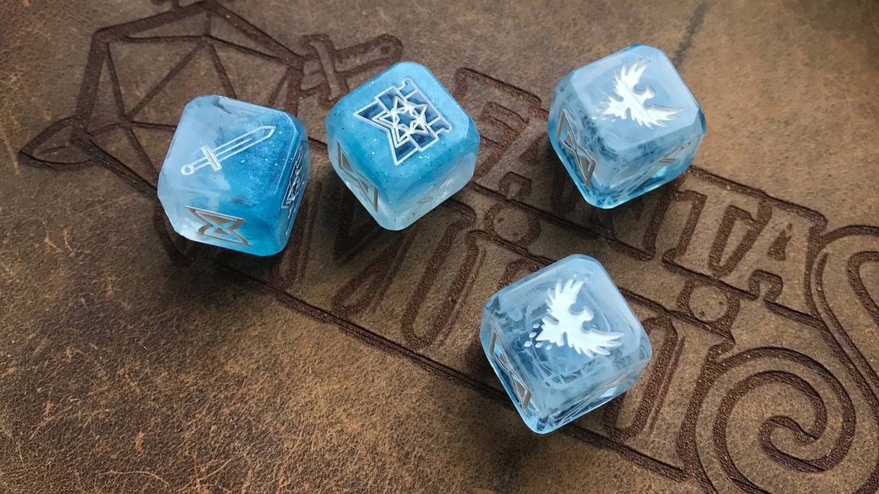 Heroes of Might and Magic miniatures war Avlee-Deja, кубики хода.