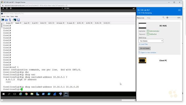 CCNA_262_5. DHCP Lab