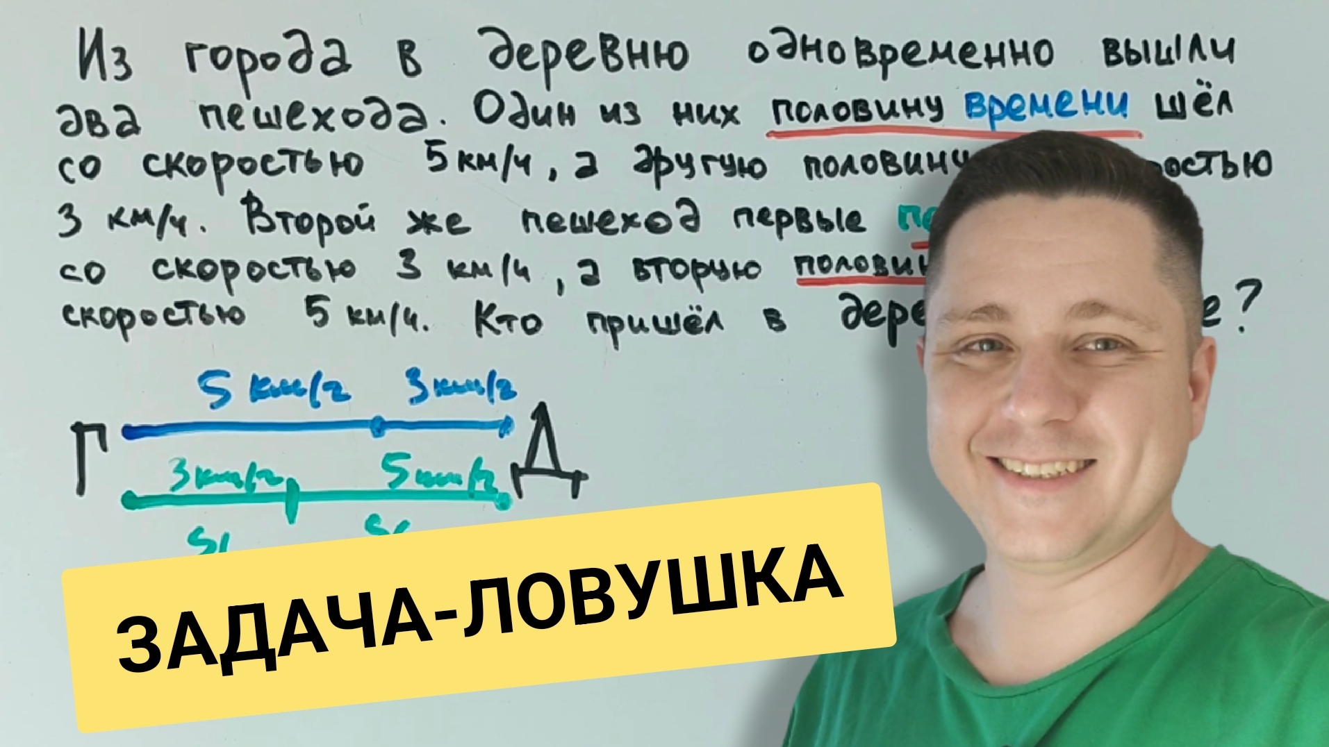 Задача-ловушка, в которую попадают 9 из 10