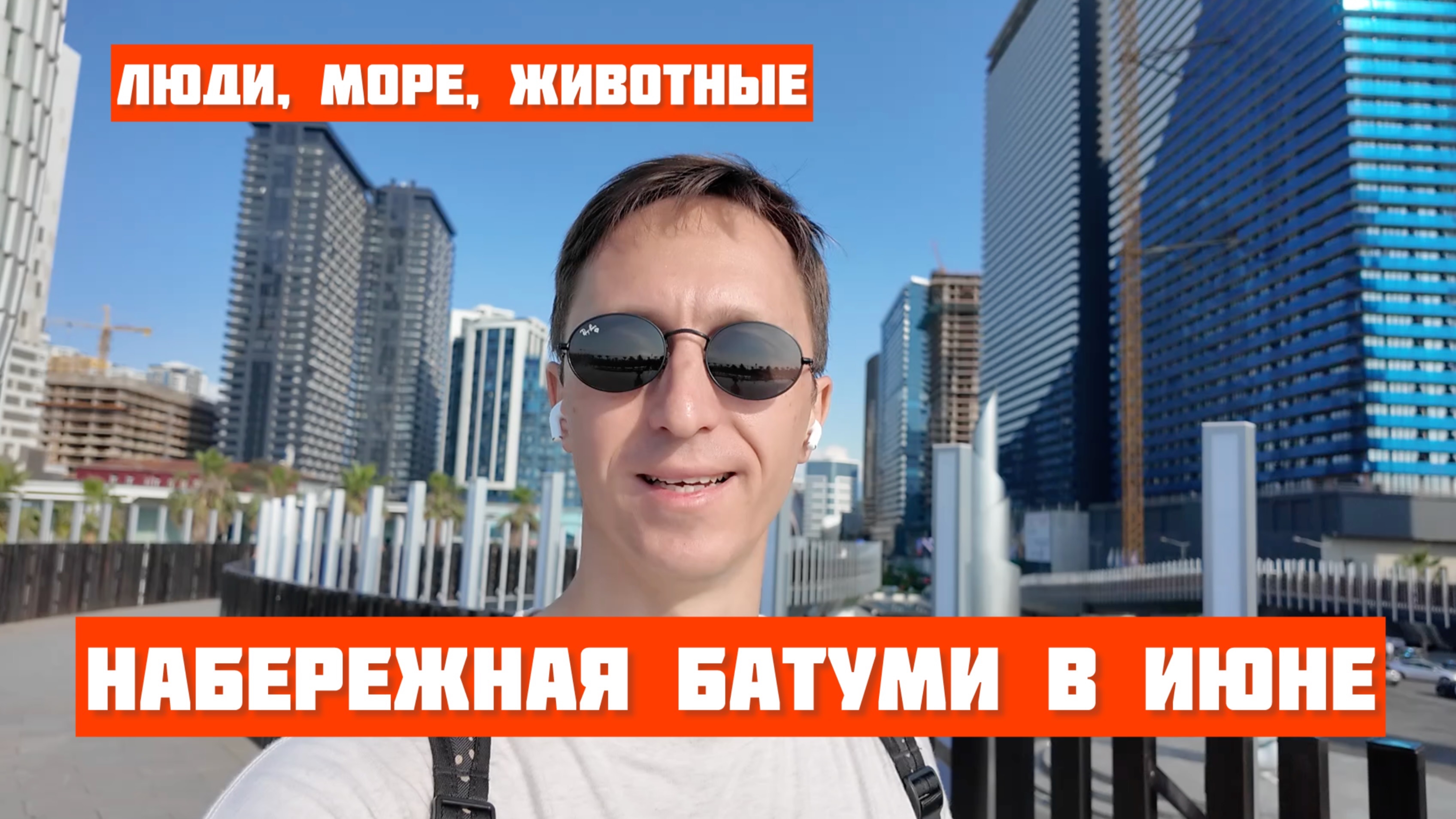 Набережная Батуми в июне 2025. Черноморский вайб: уличные животные, природа, пляжи