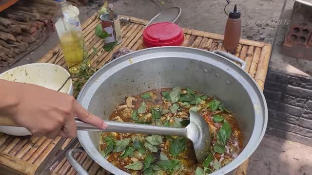 Вкусный говяжий рубец приготовленный деревенским шеф-поваром