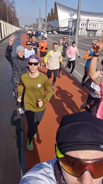 Ежедневная беговая тренировка в Москве :)