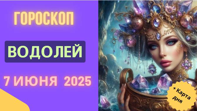 ♒ 7 ИЮНЯ ГОРОСКОП НА СЕГОДНЯ ДЛЯ ВОДОЛЕЕВ: НЕОЖИДАННЫЕ ИДЕИ И СВОБОДА!